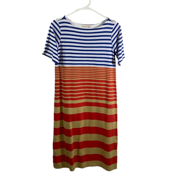 Marni Dresses & Skirts - Marni X Uniqlo Striped Short Sleeve Midi Dress